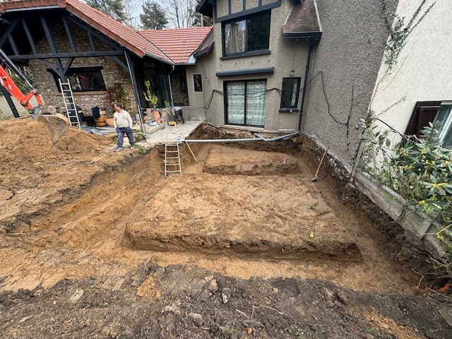 Terrassement pour un vide sanitaire